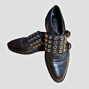 All Saints black Yannis Creepers sz 6.5 (37)